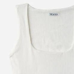 Débardeur TEXTO écru Côtelé -Caprices Chaussures Boutique WWWERM 10798900003 2