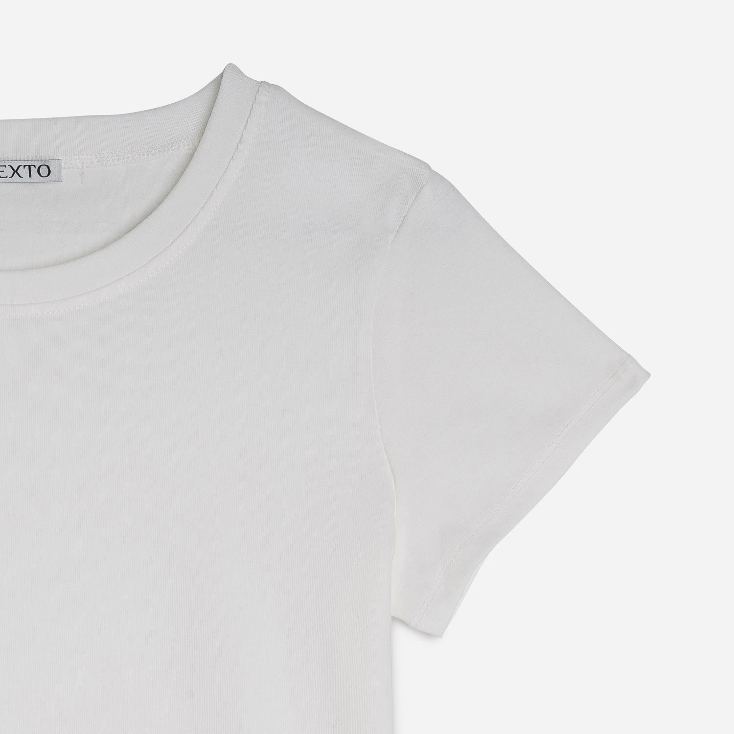 T-shirt TEXTO Blanc 5 T-shirt TEXTO Blanc – Image 3