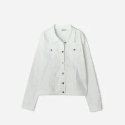 Veste TEXTO Blanche En Toile