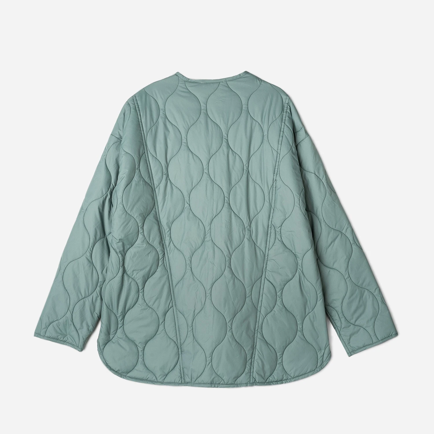 Veste TEXTO Vert Sauge Matelassée 4 Veste TEXTO Vert Sauge Matelassée – Image 2