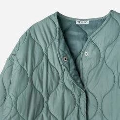 Veste TEXTO Vert Sauge Matelassée 7 Veste TEXTO Vert Sauge Matelassée -Caprices Chaussures Boutique WWWERM 10798930002 2