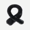 Écharpe Noire Imitation Fourrure -Caprices Chaussures Boutique WWWERM 10799690112 0