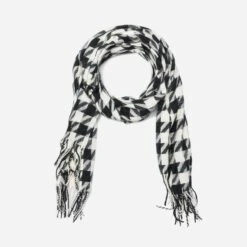 Echarpe Noire Et Blanche