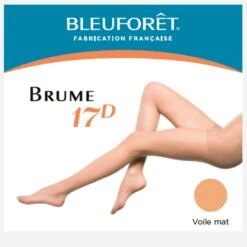Collants BLEUFORET Beige Peau Claire 17D - 3/4