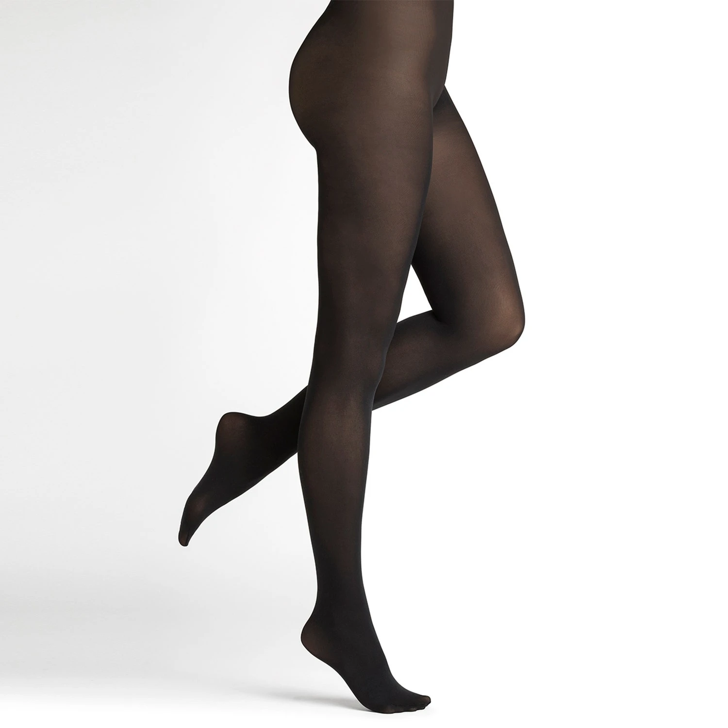 Collants Opaques BLEUFORET Noirs 50D Velouté - Taille 2 M/L 4 Collants Opaques BLEUFORET Noirs 50D Velouté - Taille 2 M/L – Image 2
