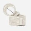 Ceinture TEXTO écrue En Textile Tressé -Caprices Chaussures Boutique WWWERM 10799890043 0