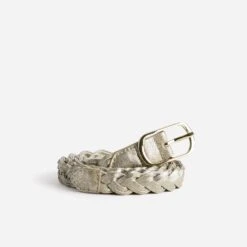 Ceinture Fine Dorée Tressée