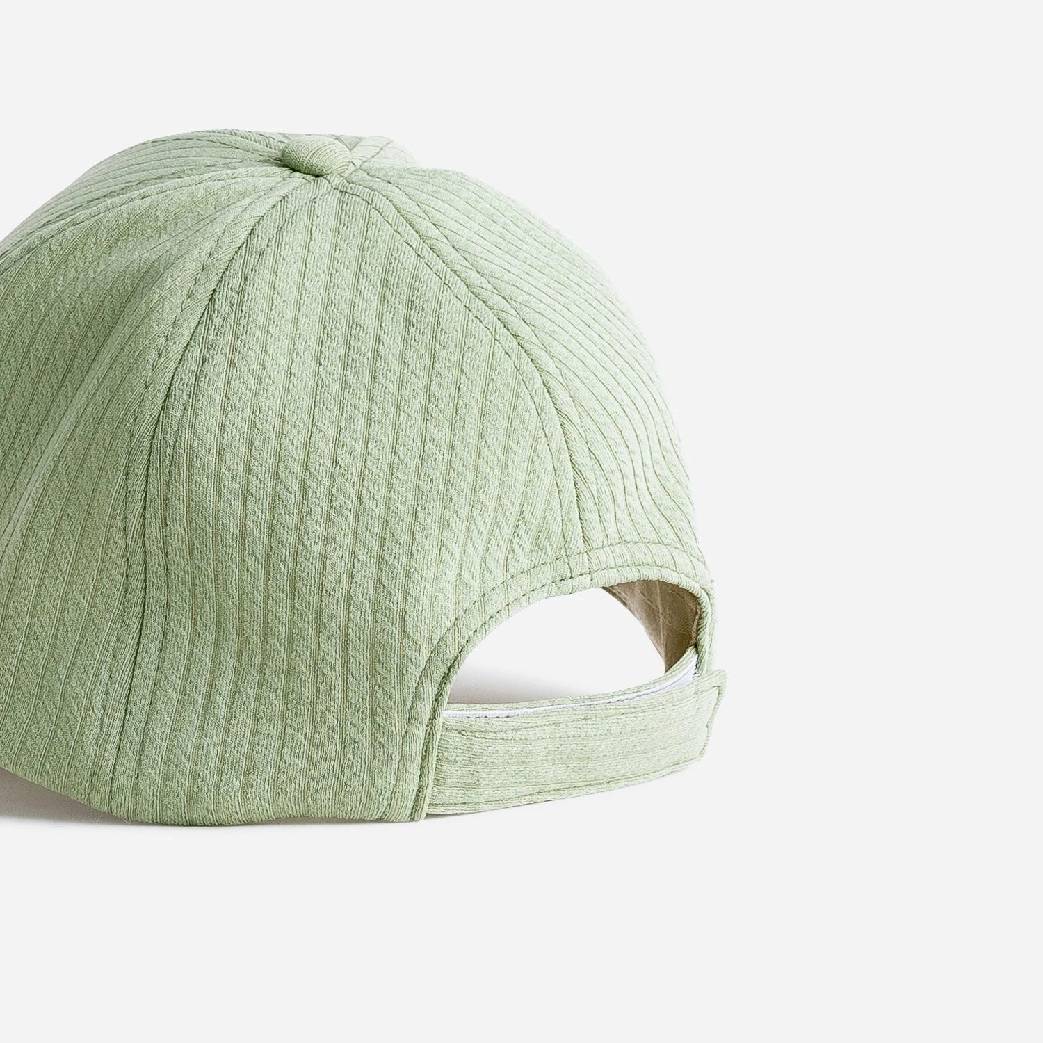 Casquette TEXTO Vert Sauge Côtelée 4 Casquette TEXTO Vert Sauge Côtelée – Image 2