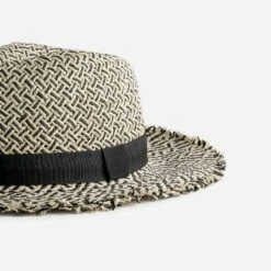 Chapeau TEXTO Beige Et Noir Tressé -Caprices Chaussures Boutique WWWERM 10799900233 1