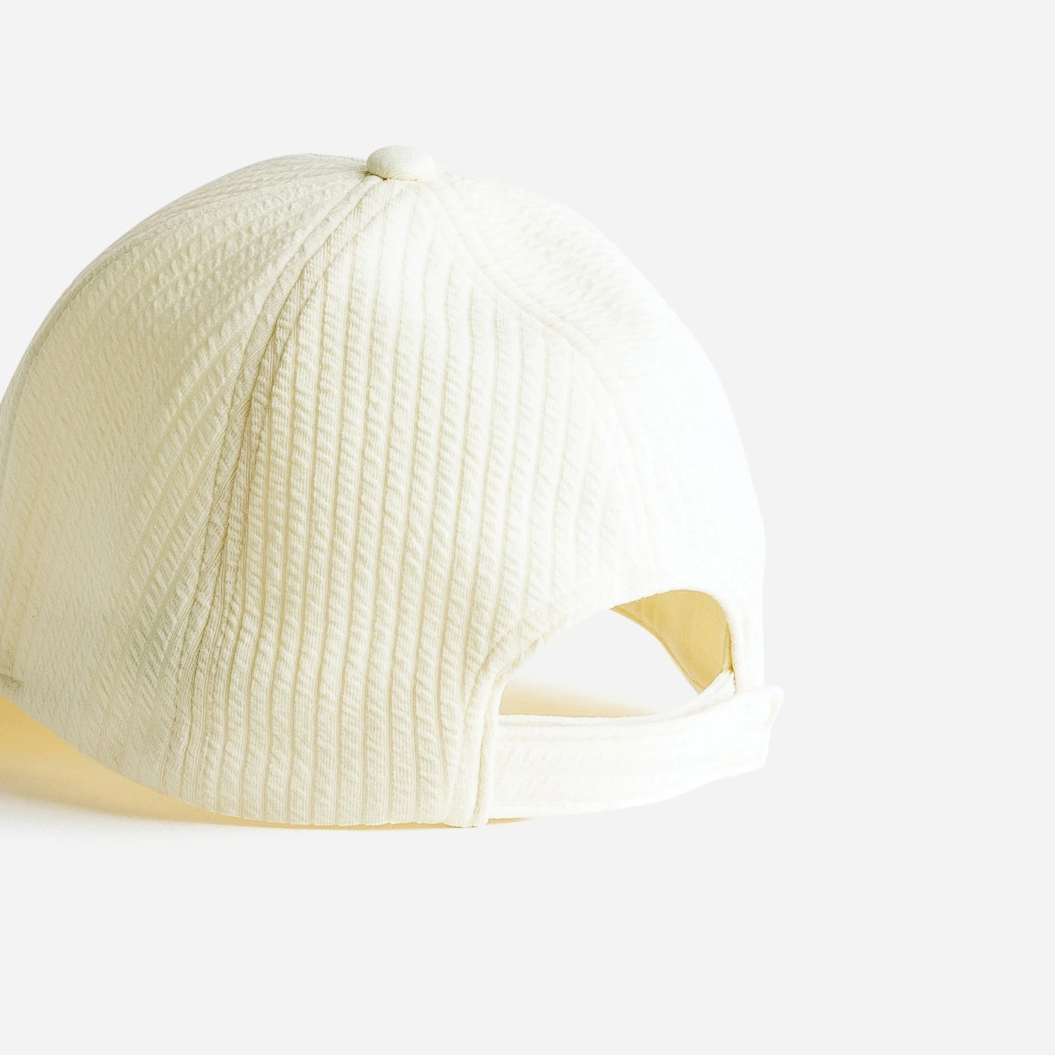 Casquette TEXTO écrue Côtelée 4 Casquette TEXTO écrue Côtelée – Image 2