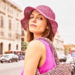 Chapeau Cloche Prune Tressé -Caprices Chaussures Boutique WWWERM 10799900301 8