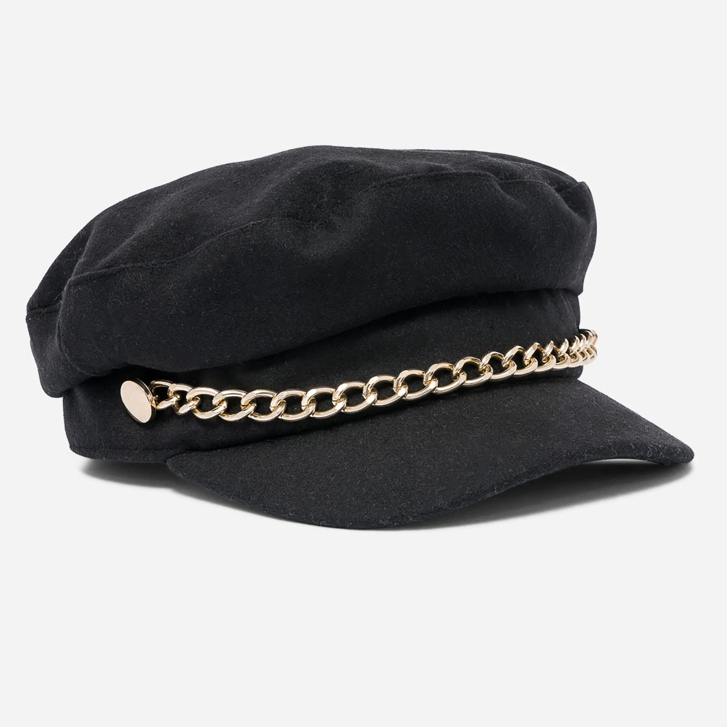 Casquette Noire Avec Galon Maxi Chaîne 3 Casquette Noire Avec Galon Maxi Chaîne