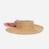 Demi-chapeau TEXTO Beige En Papier Avec Ruban Imprimé -Caprices Chaussures Boutique WWWERM 10799900368 0