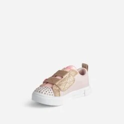 Skechers Tennis TWINKLE TOES Rose Et Dorée Avec Cœurs -Caprices Chaussures Boutique WWWERM 10821390001 2