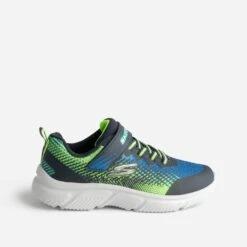 Tennis SKECHERS Noir, Bleu, Vert
