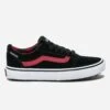 Tennis VANS Noir Et Rouge En Cuir Velours 2 Tennis VANS Noir Et Rouge En Cuir Velours -Caprices Chaussures Boutique WWWERM 10831390092 0