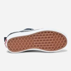Tennis VANS Marine En Cuir Velours Et Toile à Damier -Caprices Chaussures Boutique WWWERM 10831390106 5