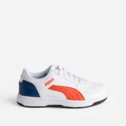 Tennis PUMA Blanche, Rouge, Bleue