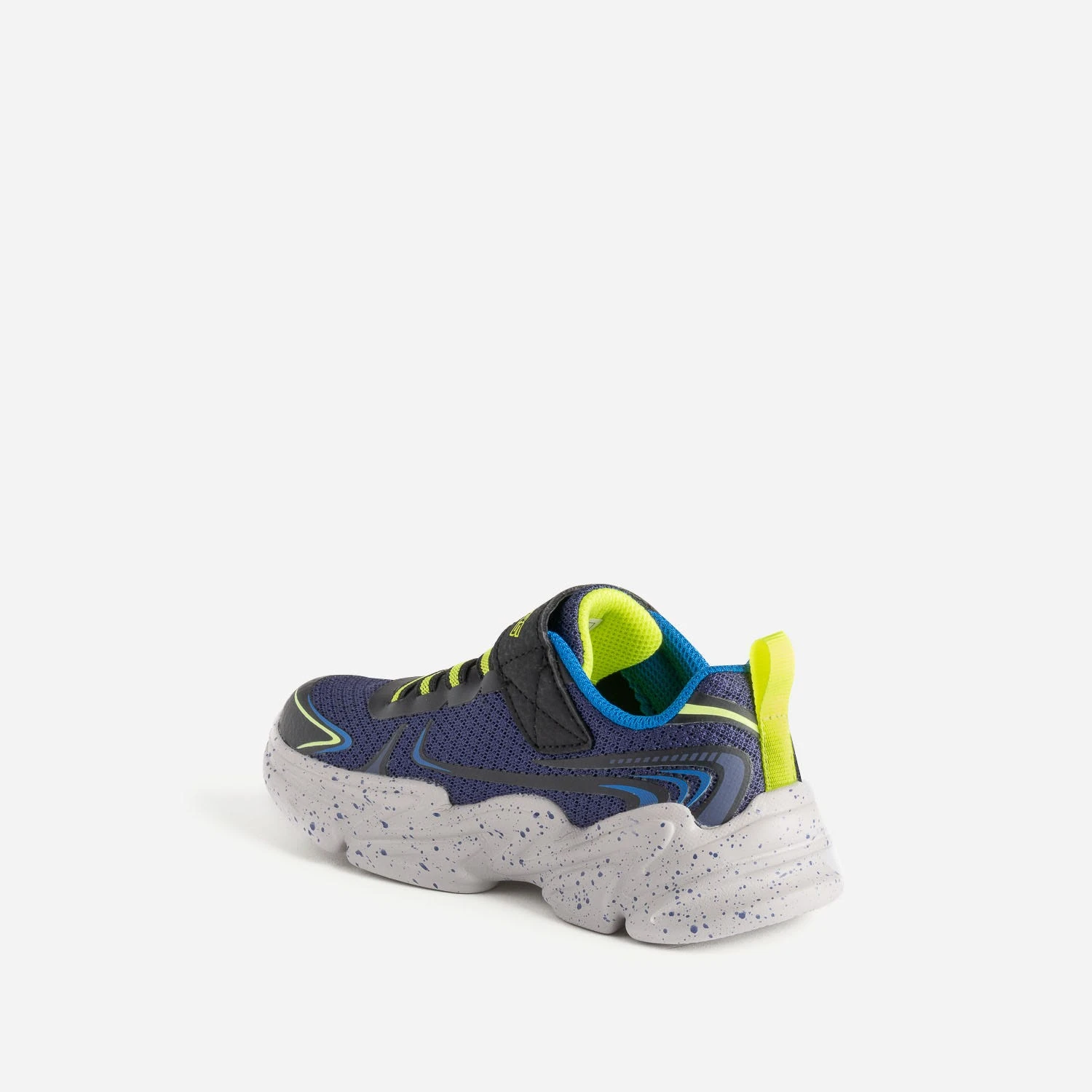 Tennis SKECHERS Marine, Noire, Jaune Fluo 7 Tennis SKECHERS Marine, Noire, Jaune Fluo – Image 5