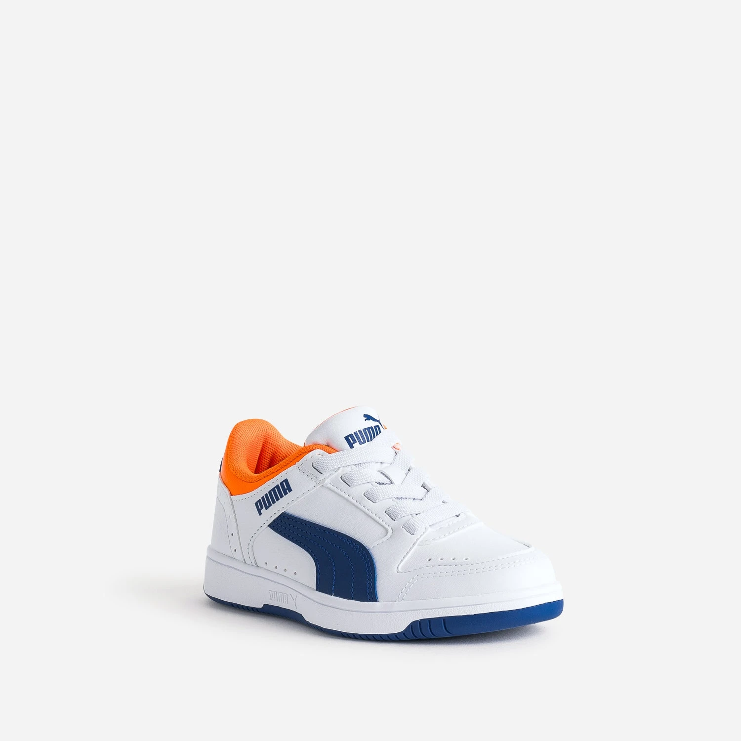 Tennis PUMA Blanche, Bleue, Orange 4 Tennis PUMA Blanche, Bleue, Orange – Image 2