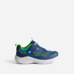 Tennis SKECHERS Bleu, Vert Fluo, Marine