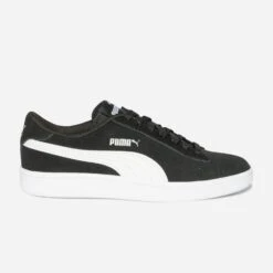 Tennis PUMA Noire En Cuir Velours