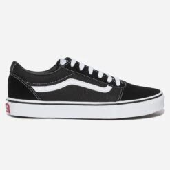 Tennis VANS Noire En Cuir Velours