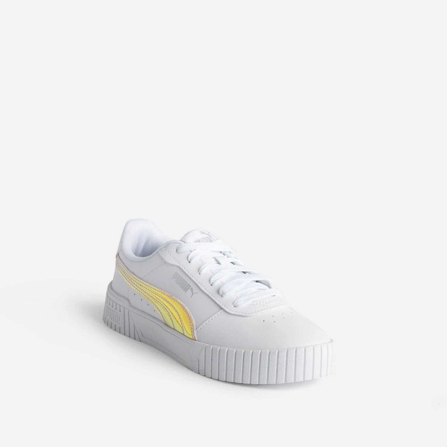 Tennis PUMA Blanche Et Iridescente à Plateforme 5 Tennis PUMA Blanche Et Iridescente à Plateforme – Image 3