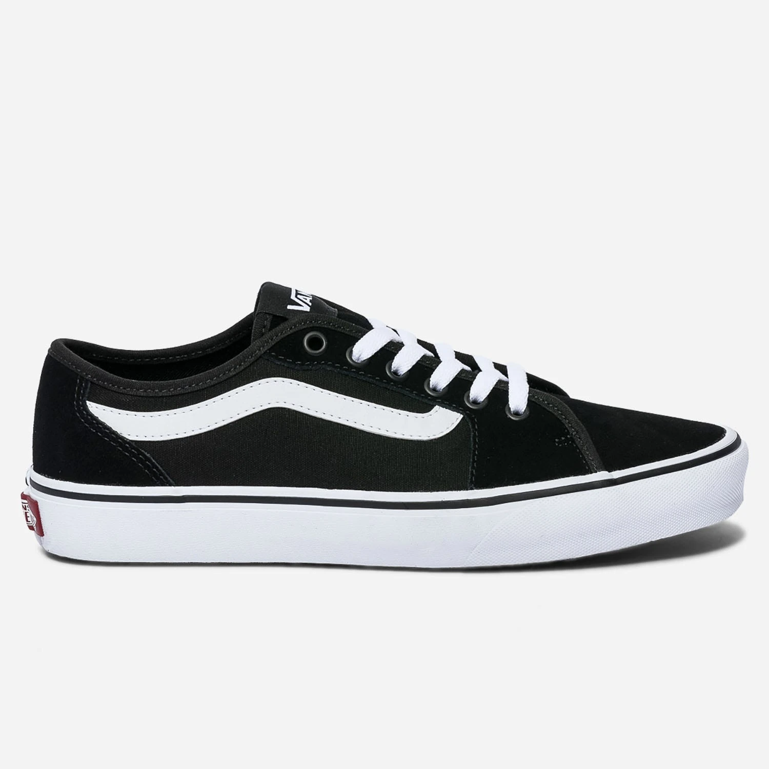 Tennis VANS Noire En Cuir Velours Et Toile 3 Tennis VANS Noire En Cuir Velours Et Toile