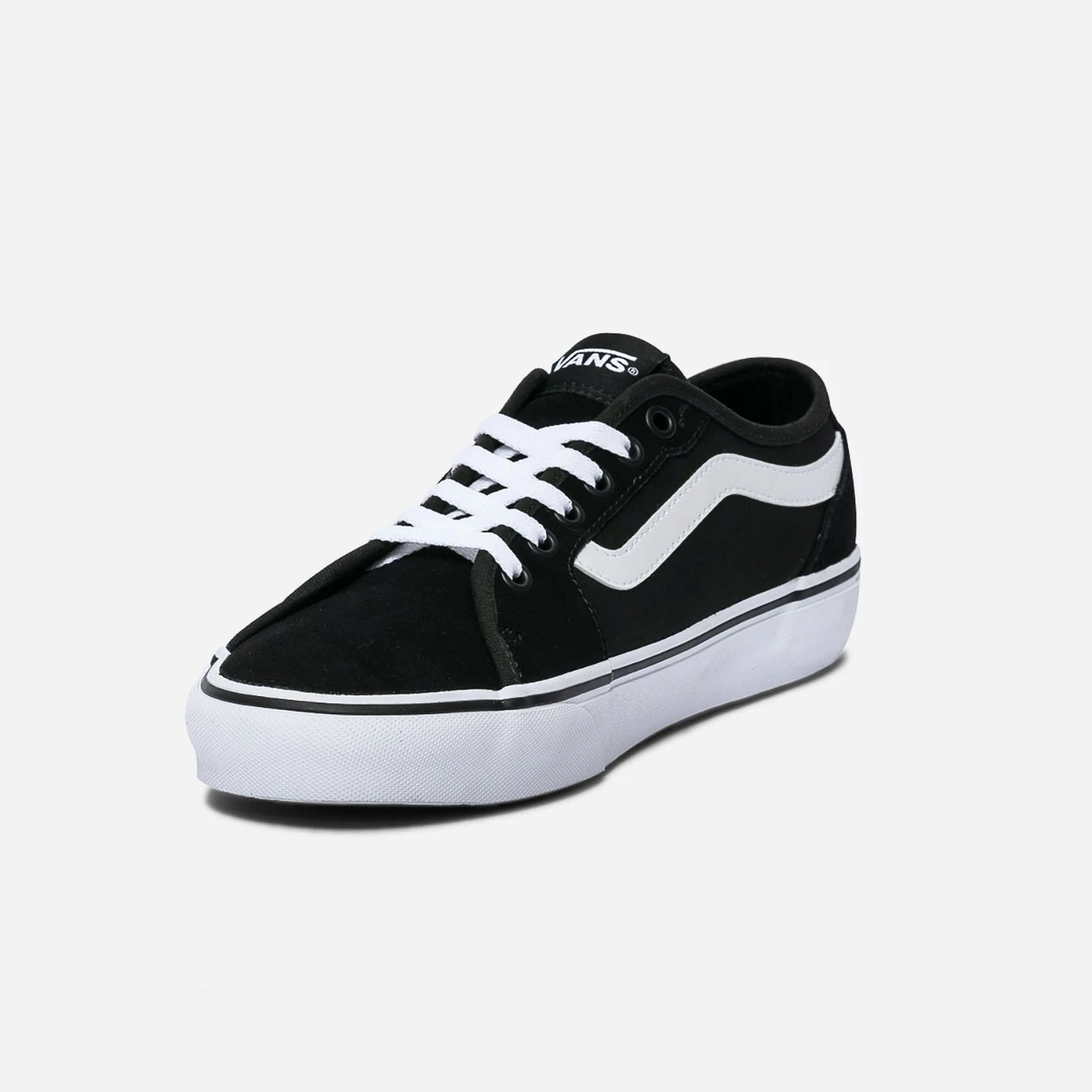 Tennis VANS Noire En Cuir Velours Et Toile 5 Tennis VANS Noire En Cuir Velours Et Toile – Image 3
