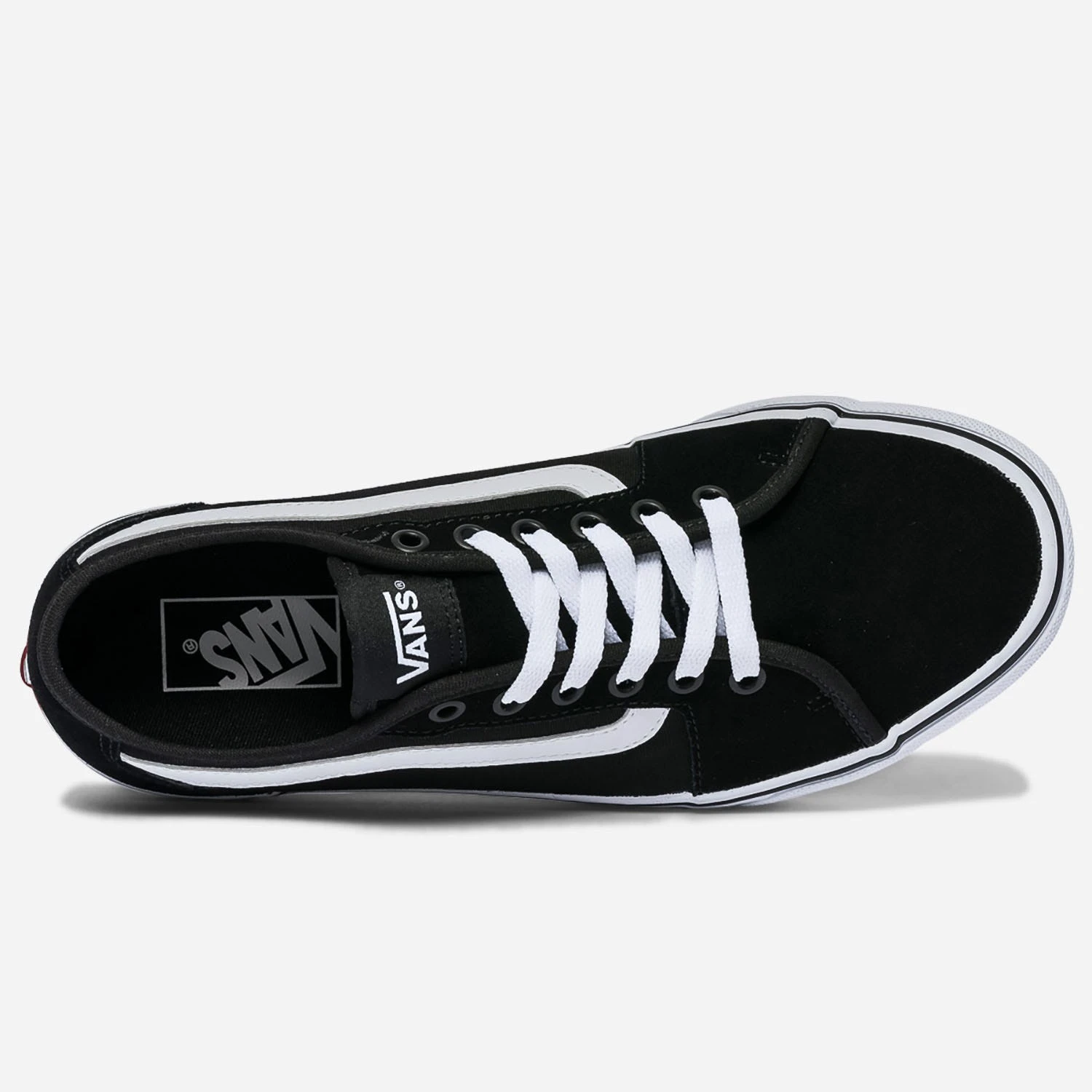 Tennis VANS Noire En Cuir Velours Et Toile 7 Tennis VANS Noire En Cuir Velours Et Toile – Image 5