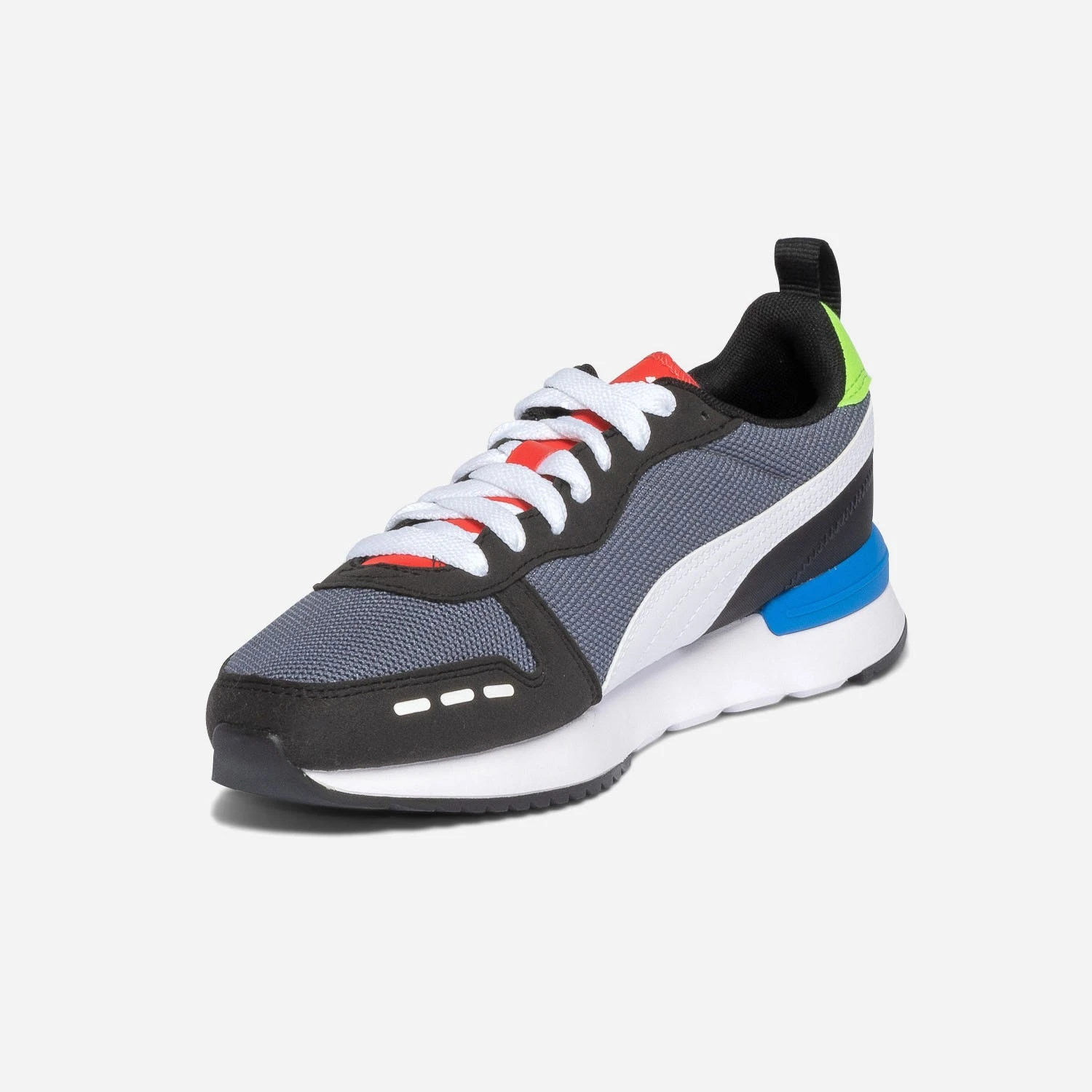 Tennis PUMA Grise, Noir, Blanc Et Rouge 6 Tennis PUMA Grise, Noir, Blanc Et Rouge – Image 4