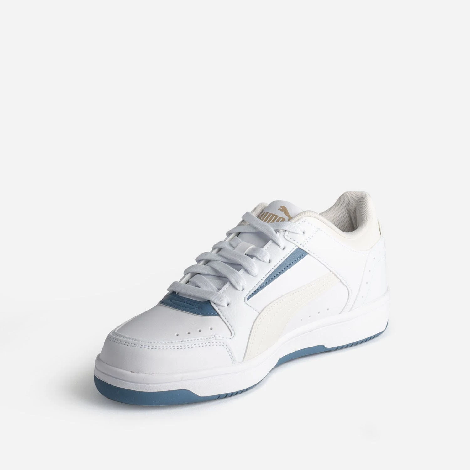 Tennis PUMA Blanche Détails Bleus 6 Tennis PUMA Blanche Détails Bleus – Image 4