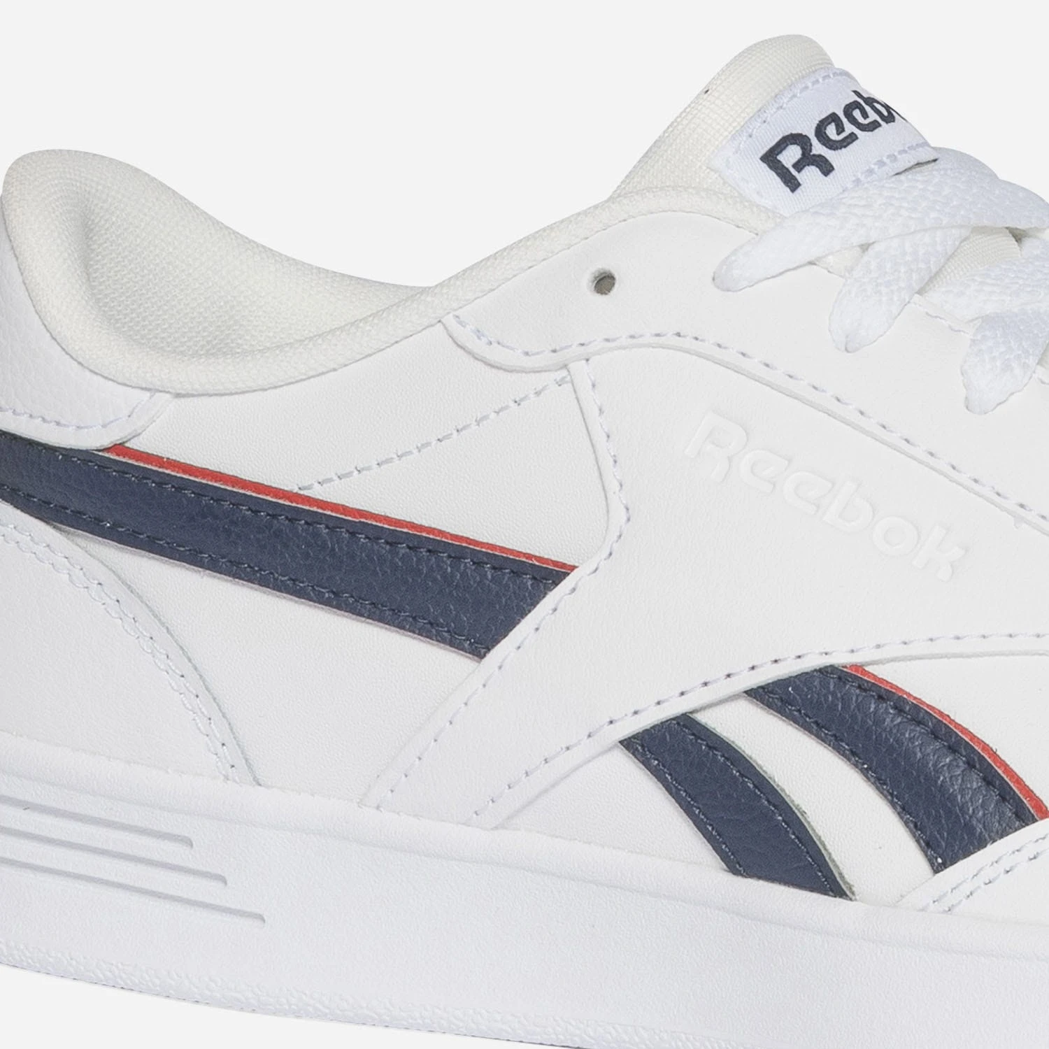 Tennis REEBOK Blanche, Marine Et Rouge 4 Tennis REEBOK Blanche, Marine Et Rouge – Image 2