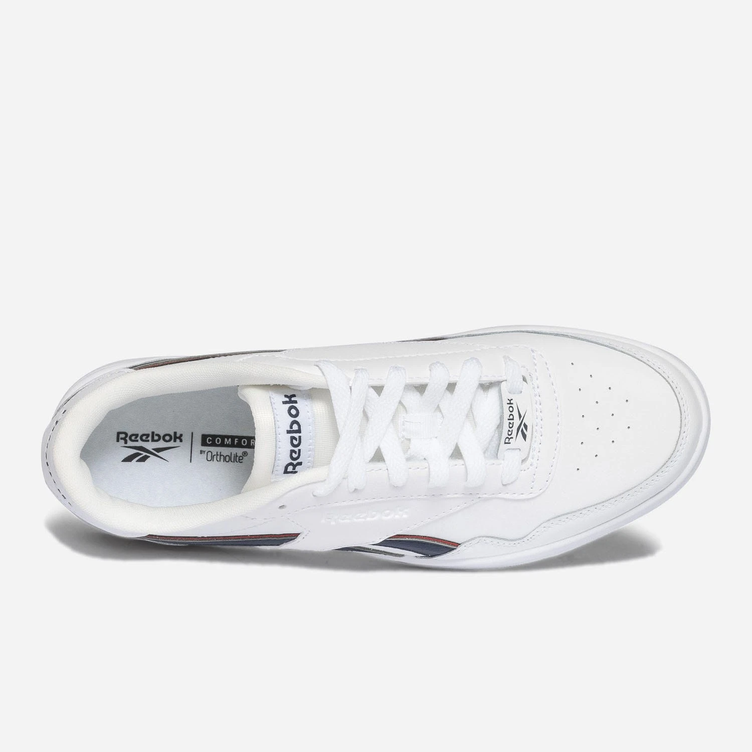 Tennis REEBOK Blanche, Marine Et Rouge 8 Tennis REEBOK Blanche, Marine Et Rouge – Image 6