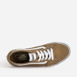 Tennis VANS Camel En Cuir Velours Et Toile -Caprices Chaussures Boutique WWWERM 10871390190 4