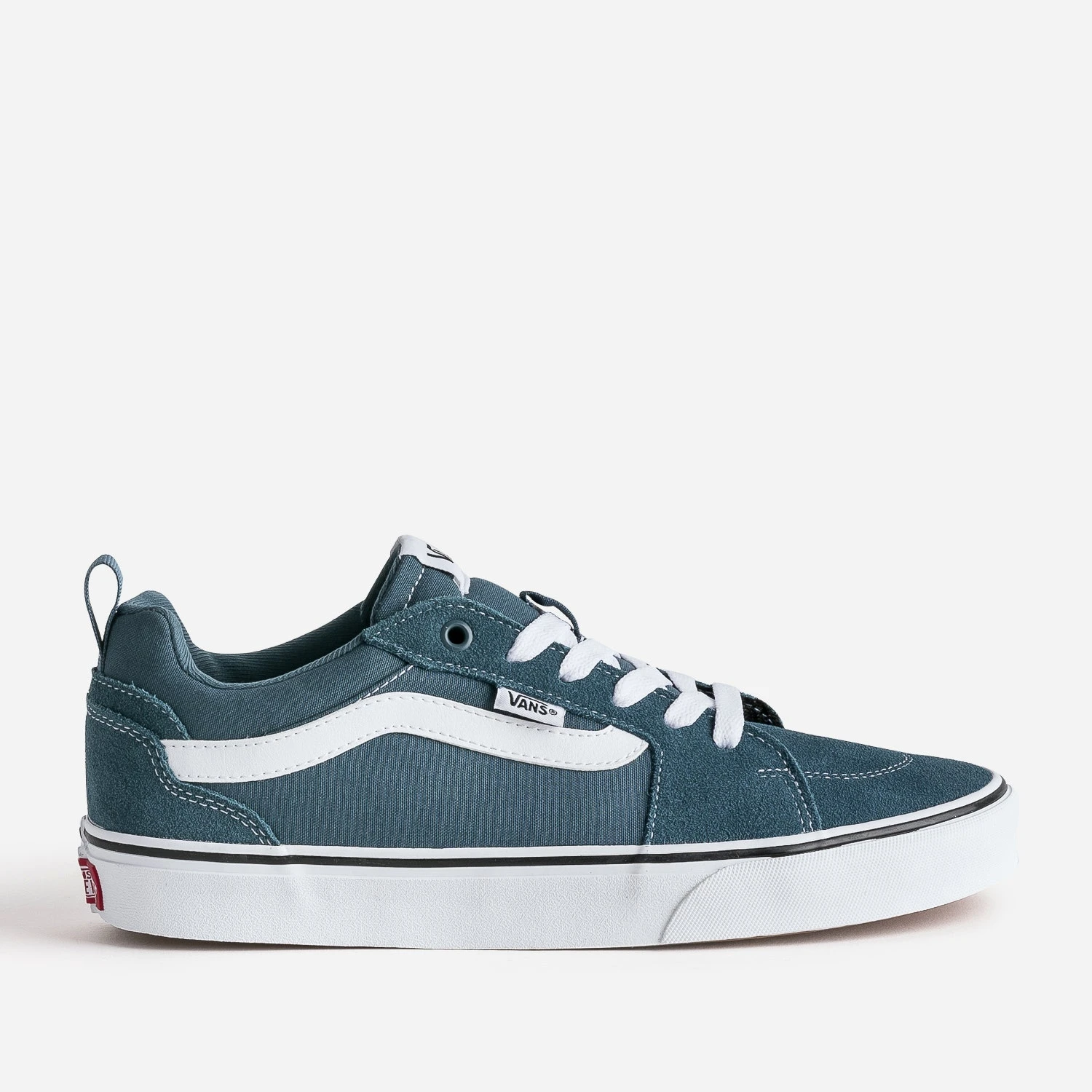 Tennis VANS Bleu Canard En Cuir Velours Et Toile 3 Tennis VANS Bleu Canard En Cuir Velours Et Toile