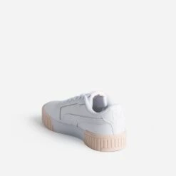 Tennis PUMA Blanche Et Pêche à Plateforme -Caprices Chaussures Boutique WWWERM 10881390023 3