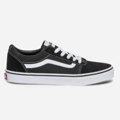 Tennis VANS Noire En Cuir Velours