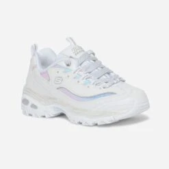 Tennis SKECHERS Blanche Et Argent -Caprices Chaussures Boutique WWWERM 10881390175 1