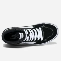 Basket VANS Noire En Toile Et Cuir Velours -Caprices Chaussures Boutique WWWERM 10881390245 4