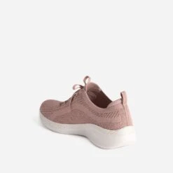 Tennis SKECHERS Vieux Rose Pailletée Cuivrée Effet Mesh -Caprices Chaussures Boutique WWWERM 10881390277 3
