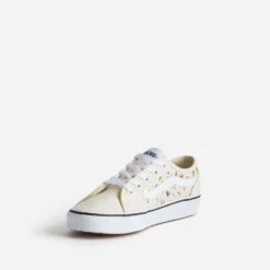 Tennis VANS Jaune Pâle En Toile à Empiècements Fleuris 10 Tennis VANS Jaune Pâle En Toile à Empiècements Fleuris -Caprices Chaussures Boutique WWWERM 10881390279 2