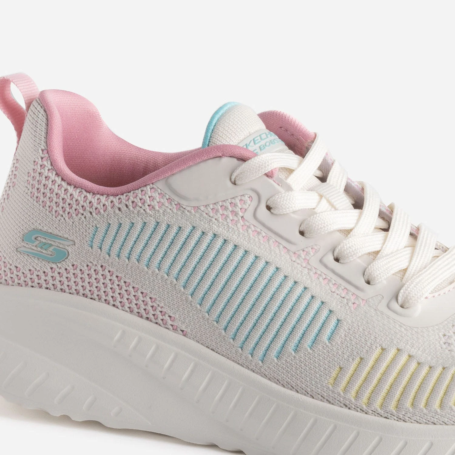 Tennis SKECHERS écrue Mesh Sur Couleurs 4 Tennis SKECHERS écrue Mesh Sur Couleurs – Image 2