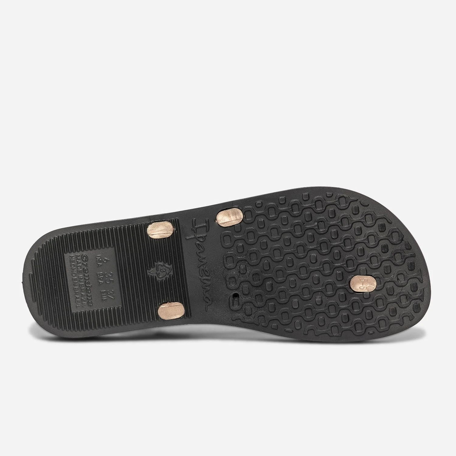 Tong IPANEMA Noire à Brides Asymétriques Beige 7 Tong IPANEMA Noire à Brides Asymétriques Beige – Image 5