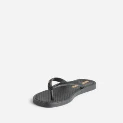 Tong IPANEMA Noire à Bride Embossée -Caprices Chaussures Boutique WWWERM 10888550122 2