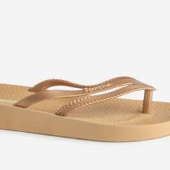 Tong IPANEMA Camel à Brides Asyémtriques -Caprices Chaussures Boutique WWWERM 10888550126 5